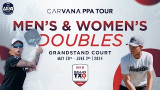 CIBC Texas Open powered by TIXR Grandstand Court  Men’s and Women’s Doubles [upl. by Johst]