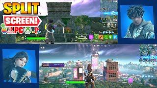 How To SPLIT SCREEN on Fortnite Chapter 4 Season 3 PSXboxPSSwitchMobile 2023 [upl. by Allisan]