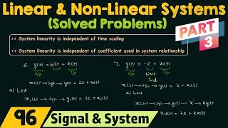 Linear and NonLinear Systems Solved Problems  Part 3 [upl. by Laise]