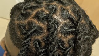 LOCS HAIRSTYLES Barrel Twist hair haircut locsmaintenance barrel naturalhair barber [upl. by Karlen]