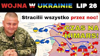 26 LIP Głowna Rosyjska Baza SPŁONĘŁA Przez HIMARS i PARTYZANTÓW z Czasiw Jaru  Wojna w Ukrainie [upl. by Pattie]