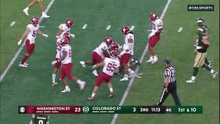 Colorado State Football Highlights vs Washington State [upl. by Charlie]