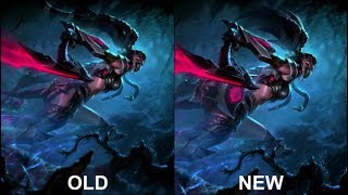 Akali Rework All Abilities NEW and OLD Comparison  All Splash Arts Comparison  League of Legends [upl. by Costanza]