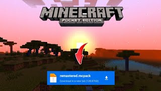 REMASTERED Shaders For MCPE 121  Realistic Shaders For Minecraft Bedrock  Low end Device [upl. by Aisat]