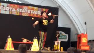 Juggler extraordinaire Sean Emery 2019 MN State Fair [upl. by Adyahs]