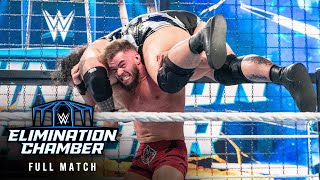 FULL MATCH — Mens Elimination Chamber Match Elimination Chamber 2023 [upl. by Ahsyad]