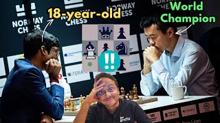 Shocking turnaround in one move  Praggnanandhaa vs Ding Liren  Norway Chess 2024 [upl. by Aierb]