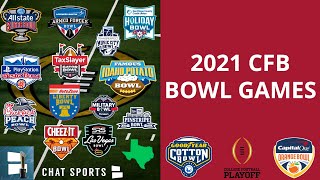 College Football Bowl Games 202122 Schedule Tracker Matchups Dates amp Times For All 42 Bowls [upl. by Gader]