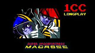 Super Spacefortress Macross Arcade  Underground Retrocade  1CC  5749700 pts [upl. by Eliak]