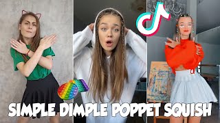 Simple dimple Pop it squish song  TikTok trendy dance Russian [upl. by Ellehsem]