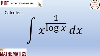 MIT Integration Bee 2023 Q1  une gentille intégrale à calculer [upl. by Sadye]