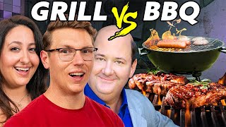 Whats The Difference Between Grilling amp BBQ ft Brian Baumgartner [upl. by Oileduab544]