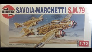 Savoia Marchetti SM 79 Sparviero Airfix 172 [upl. by Peedus]