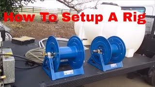 Pressure Washing Rig Set Up Basic Overview [upl. by Gnilsia458]