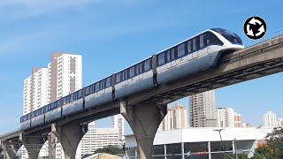 Monotrilho de São Paulo Linha 15 Prata  Metro [upl. by Annahsad]