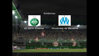 PES 6 Ligue 1 2009 2010 St Etienne Olympique Marseille [upl. by Koenraad960]