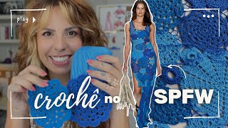 Crochetando um vestido pro SPFW [upl. by Saleme]