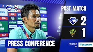 Post Match Interview │ ชลบุรี เอฟซี 21 ลำปาง เอฟซี [upl. by Karlene]