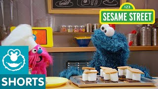 Sesame Street How to Make Smores  Cookie Monsters Foodie Truck [upl. by Perretta]