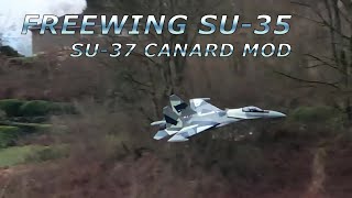 Freewing SU37 Canard Mod Flight Compilation Video [upl. by Humfrid999]