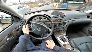 Mercedes Eclass W211 E270 27cdi 177HP 2002 POV Test Drive amp Acceleration 0100  4K 107 [upl. by Enilesor60]