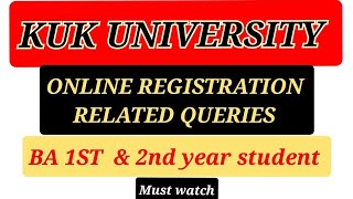 Kuk Online Exam registration Full process kukupdate kukuniversity kukonlineexam [upl. by Delacourt]