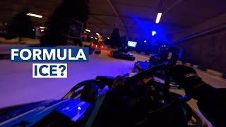 Go Karting On Ice  IceKart Rucphen [upl. by Onailime]