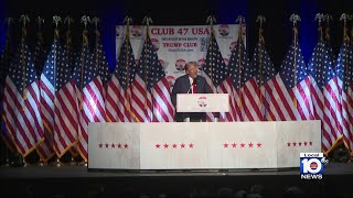 Donald Trump speaks to crowd at West Palm Beach rally [upl. by Hagan]