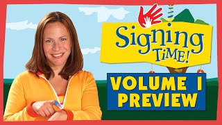 Signing Time Vol 1 Preview  My First Signs [upl. by Zeitler947]