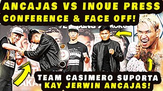 BREAKING NEWS ANCAJAS VS INOUE FULL FACE OFF amp PRESS CONFERENCE HIGHLIGHTS TEAM CASIMERO  ANCAJAS [upl. by Aitnom]