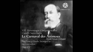 C SaintSaëns Le Carnaval des Animaux  VIII Personnages à longues oreilles [upl. by Ittap]