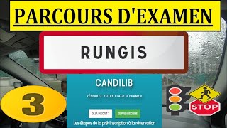 Examen permis de conduire RUNGIS 3 [upl. by Ahcsatan]