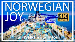 Norwegian Joy  Full Cruise Ship Walkthrough Tour amp Review  Ultra HD  Norwegian Cruise Lines [upl. by Ephrayim974]