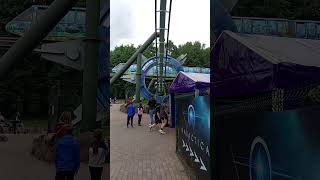 Galactica at Alton Towers🌟 rollercoaster themepark altontowers flying fun [upl. by Lalla181]