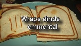 Wraps dinde fromage façon croque [upl. by Werdnaed587]