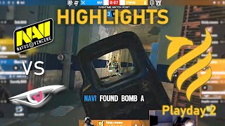 EPIC GAME NaVi vs Cowana  HIGHLIGHTS  Playday 2  EUL 2021 Stage 3  R6 Esport [upl. by Rikki473]