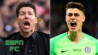 What would happen to Kepa Arrizabalaga if he refused substitution under Diego Simeone  Extra Time [upl. by Terrye]