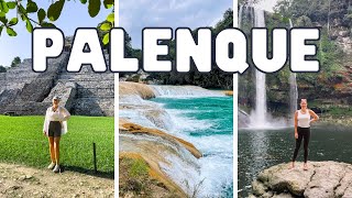 What To Do amp See in Palenque Mexico Travel Vlog  Misol Há Agua Azul amp Palenque Maya Ruins [upl. by Brunk]