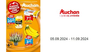 Gazetka Auchan PL  05092024  11092024  Pewność Niskich Cen [upl. by Terencio]