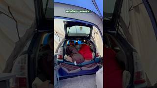 BİZİMKİSİ BİR KAMP HİKAYESİ… 🥰🏕️ camping karavan camp araba priuscamping toyota [upl. by Sigismondo]