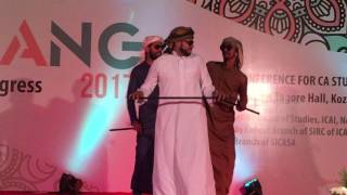 Arabic Dance By CA Students  Satsang 2K17 [upl. by Grogan656]