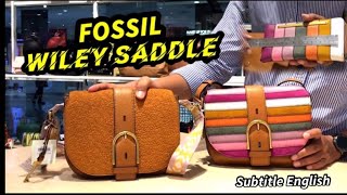 FOSSIL WILEY SADDLE BAG  ZB1328998  ZB1332231 [upl. by Arinaid]