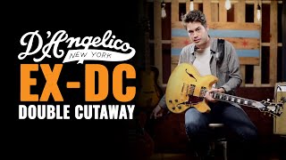 DAngelico EXDC Double Cutaway  CME Gear Demo  Andrew Wittler [upl. by Bertasi]