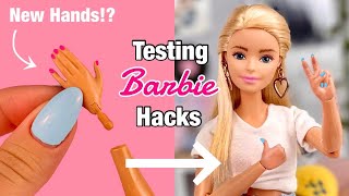 Testing Barbie Doll Hacks To See If They ACTUALLY Work [upl. by Swaine893]