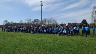 Journée mondiale de sensibilisation à l’autisme à Angoulême  le clapping de fin [upl. by Yerrot503]