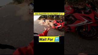 New superbike ma aag laggai😱 honda cbr 650motovlog short bike rider zx10r [upl. by Kelwen116]