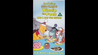 Opening to Winnie the Pooh and the Blustery Day UK VHS 1993 [upl. by Adnuhsed]