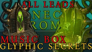 Music Box Glyphic Secrets  All Leads  Necrom  New Chapter  ESO  2023 [upl. by Adnolay228]