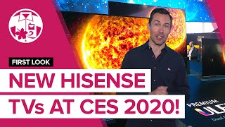 New Hisense TVs unveiled at CES 2020 [upl. by Balthazar]