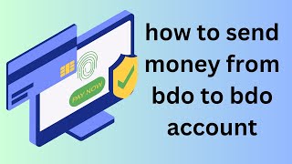 how to send money from bdo to bdo account via online banking [upl. by Bunch]